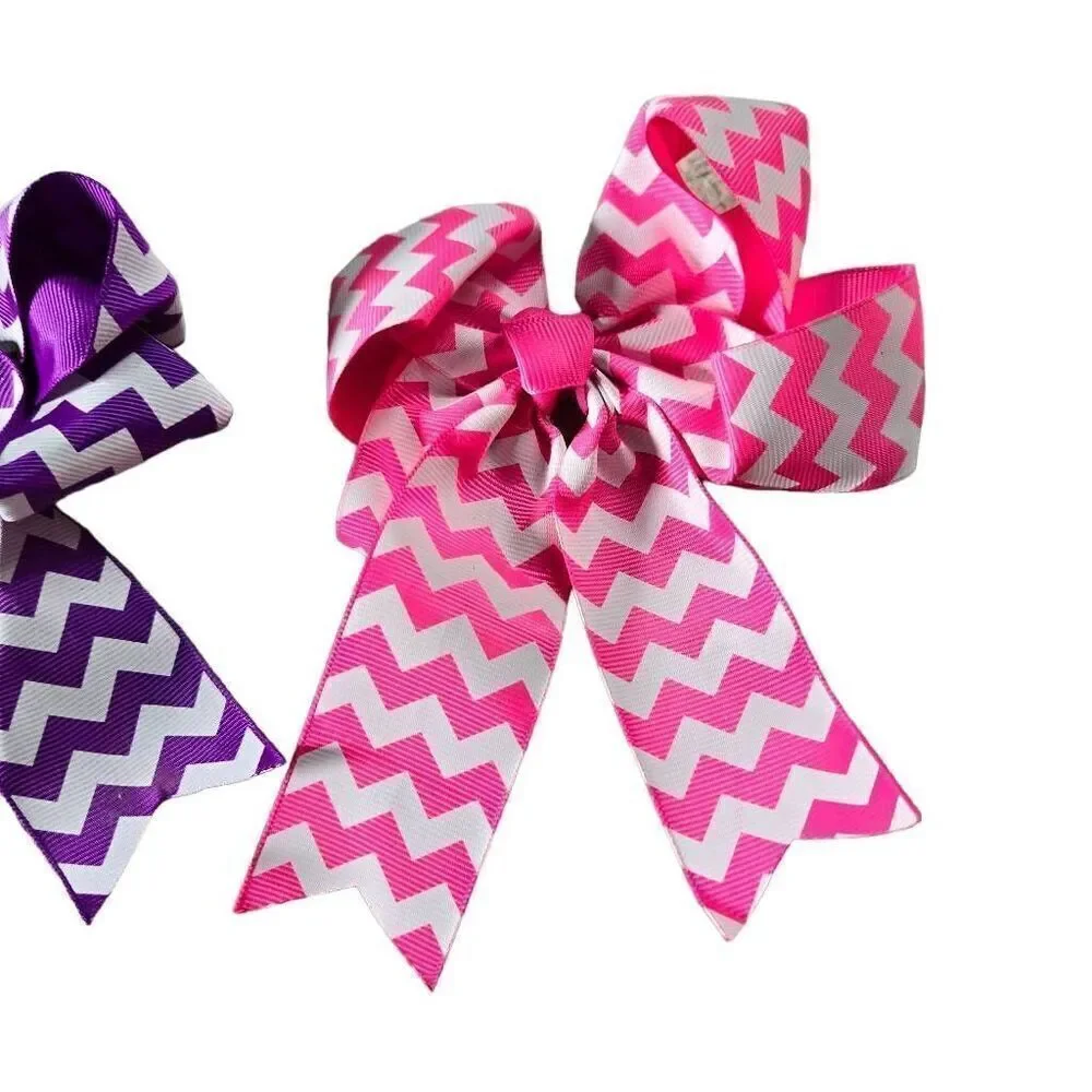 2 chevron bows, 5x5